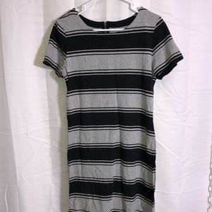 Merona striped T shirt dress  size medium NWOT